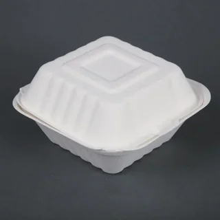 Scatole per Hamburger Ecologiche Compostabili - Formato Grande 149 mm - Confezione da 500 Unità
