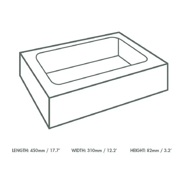 Compostable Containers with Transparent Lid - Pack of 25 Units