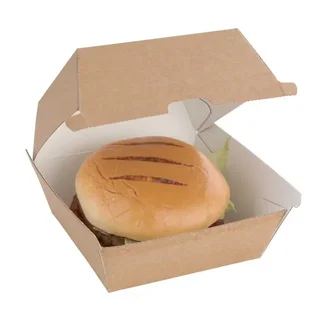 Eco-Friendly Hamburger Boxes 10.5 cm - Pack of 200 Units
