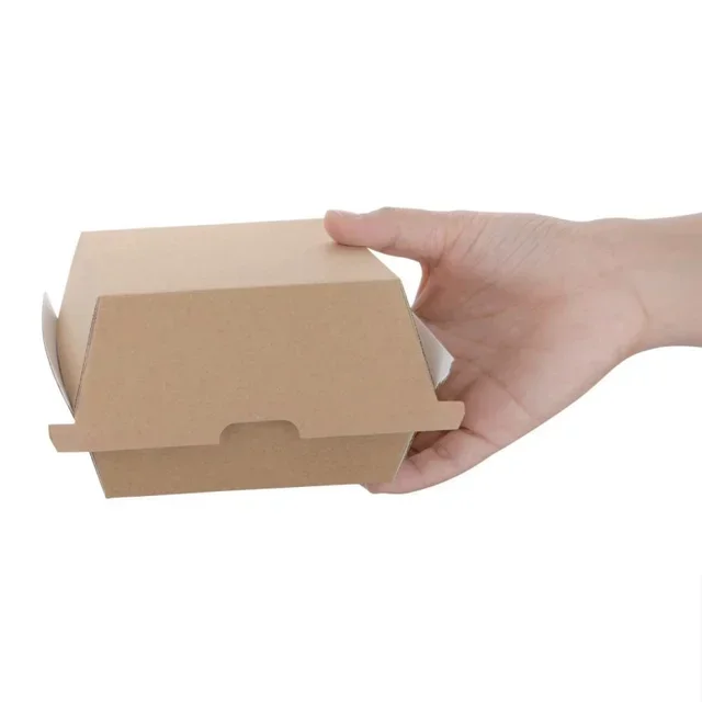 Eco-Friendly Hamburger Boxes 10.5 cm - Pack of 200 Units