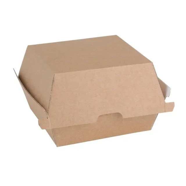 Eco-Friendly Hamburger Boxes 10.5 cm - Pack of 200 Units