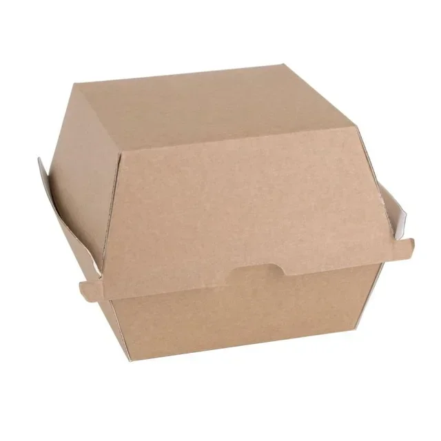 Eco-Friendly Hamburger Boxes 112 mm - Pack of 150 Units