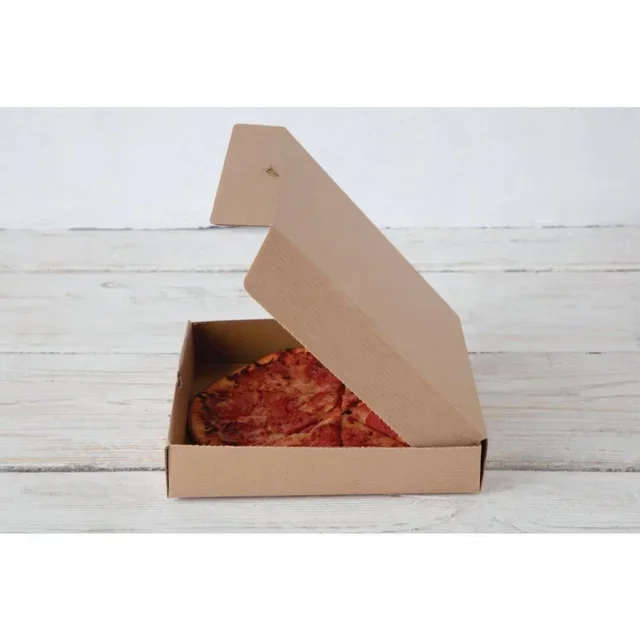 Kraft-Pizzakartons 23 cm - Packung mit 100 Stück