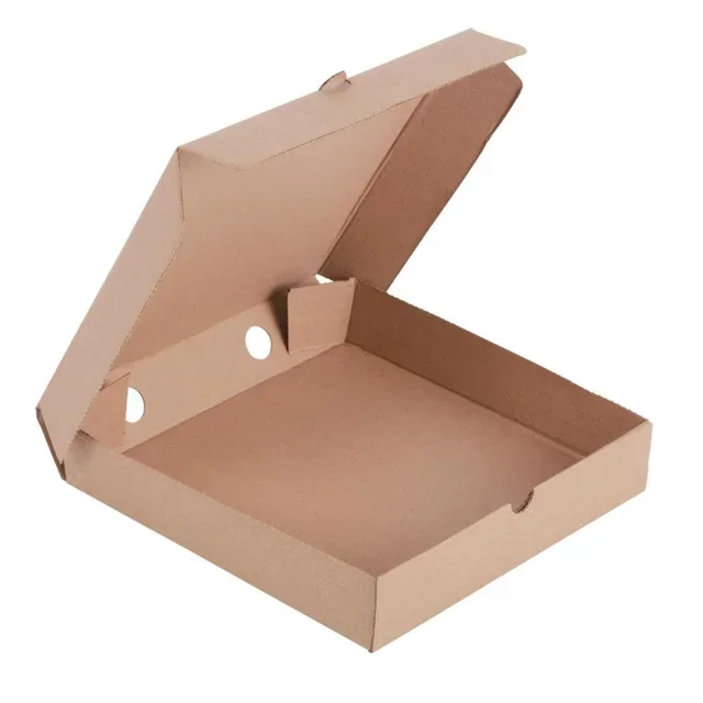 Kraft-Pizzakartons 23 cm - Packung mit 100 Stück