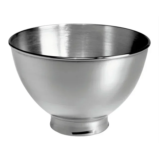 Stainless Steel Bowl 3 Liters Compatible with KitchenAid Artisan Stand Mixer