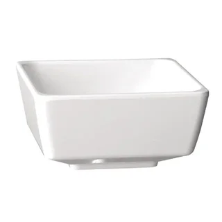 Cuenco Cuadrado Flotante Blanco 500ml - Diseño Contemporáneo