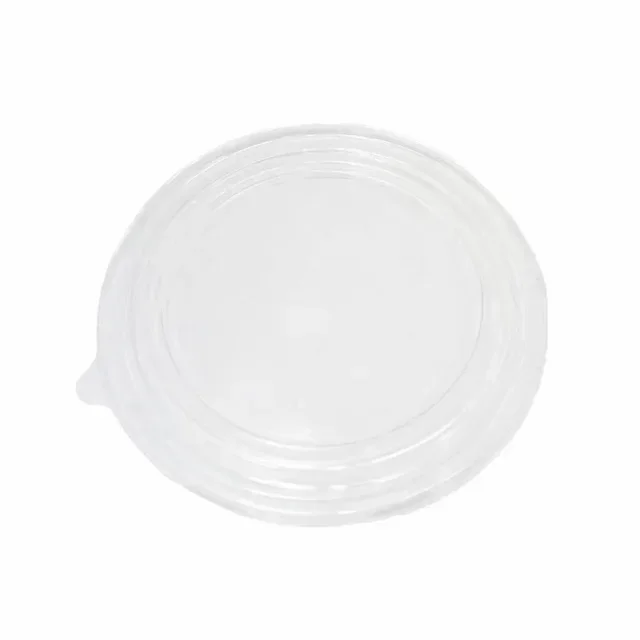 Ciotola per Insalata Kraft con Coperchio Trasparente in PET - 1300 ml - Confezione da 300 pezzi