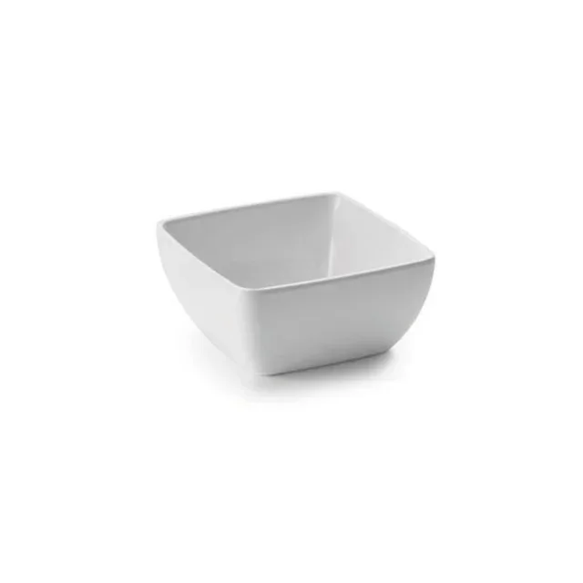 Square Melamine Serving Bowl 19x19x9 cm - Designer Salad Bowl