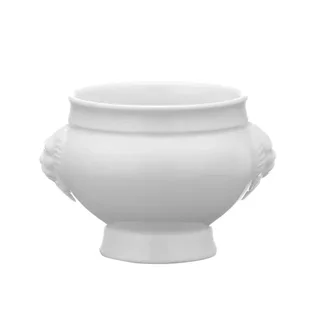 Weiße Porzellan-Suppenschale 125 ml - Eleganter Stil