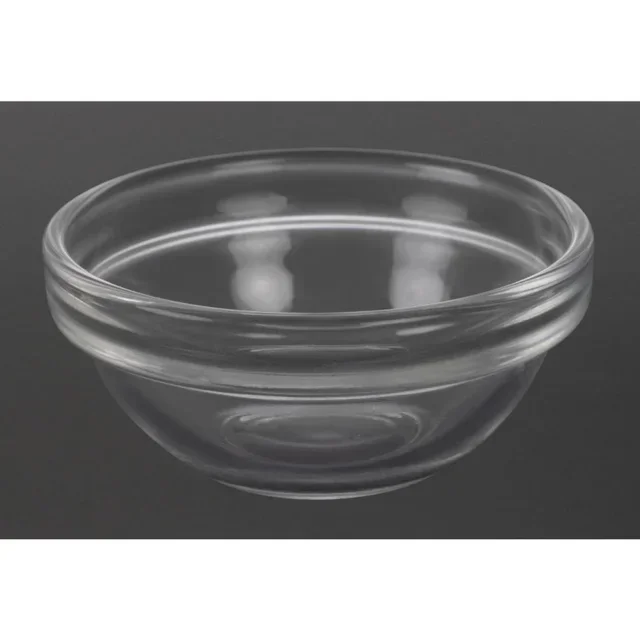 Ciotola in Vetro Trasparente 6 cm - Set di 6 Pezzi