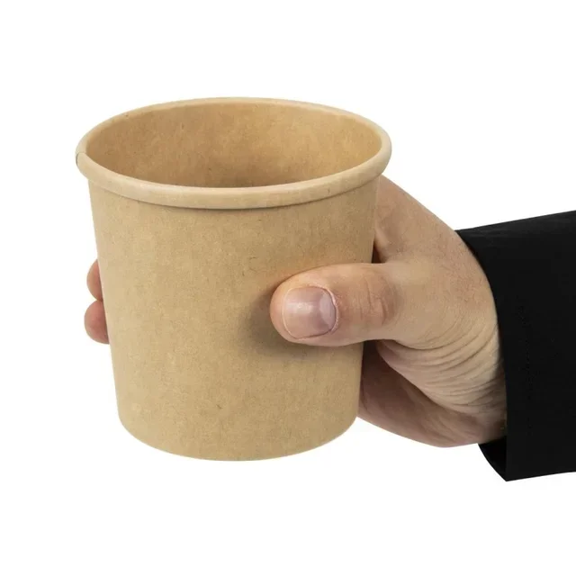 Bols Kraft Micro-Ondables 350ml Éco-Responsables - Pack de 500 Unités