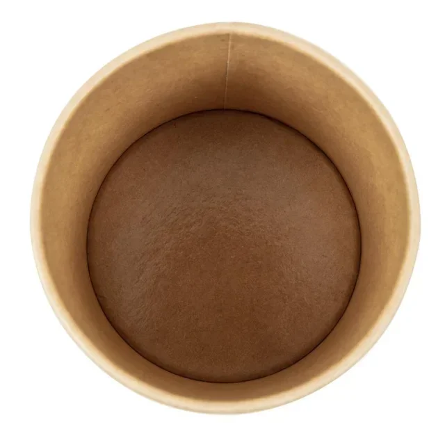 Bols Kraft Micro-Ondables 350ml Éco-Responsables - Pack de 500 Unités