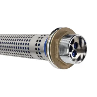 70 mm Ablaufventil mit Überlaufrohr und Filter für 300 mm Spülbecken