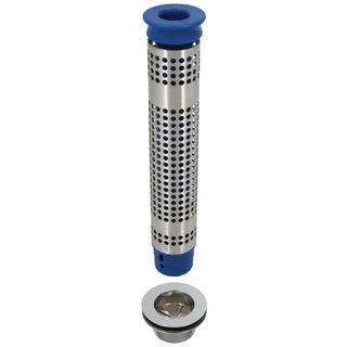 Válvula de Esgoto com Tubo de Transbordo e Filtro Integrado - 300 mm para Pia