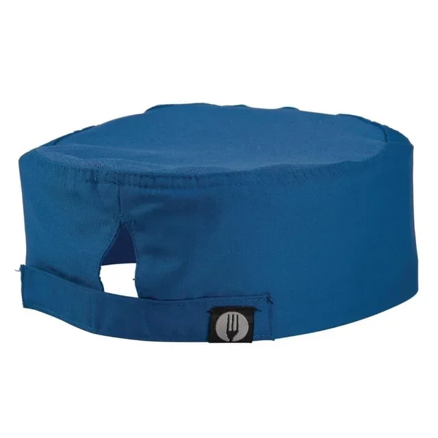 Blue Chef Hat - Adjustable One Size