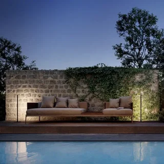 Solar Outdoor Post Stem Maxi LED Garden Light