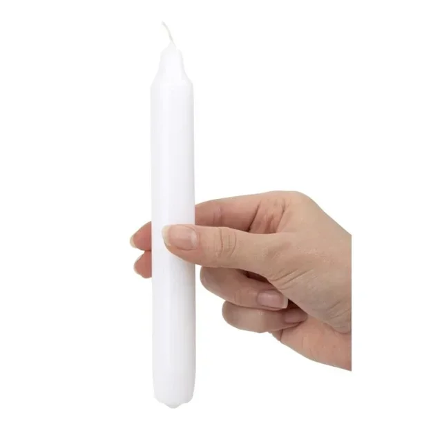 Candele d'Ambiente Bistro 177 mm - Bianco Elegante