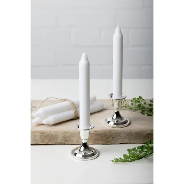 Candele d'Ambiente Bistro 177 mm - Bianco Elegante