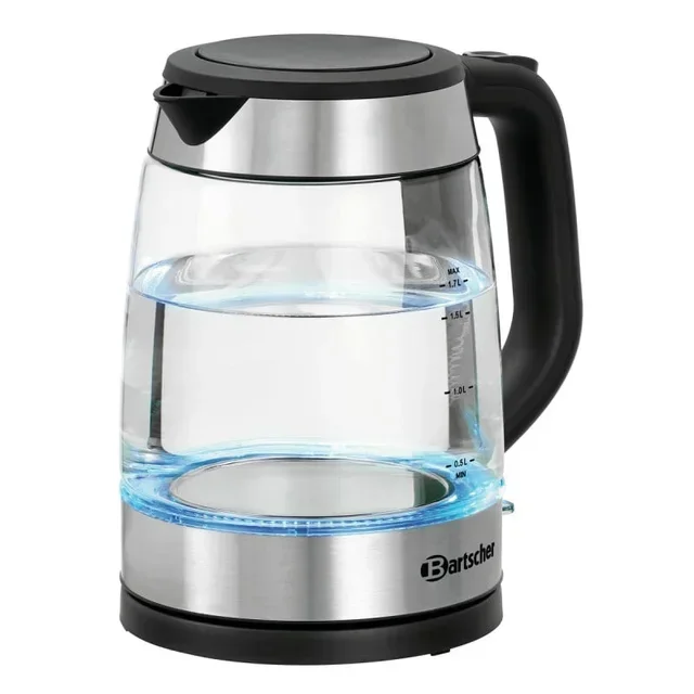 Electric Glass Kettle 1.7 Liters - Borosilicate Glass