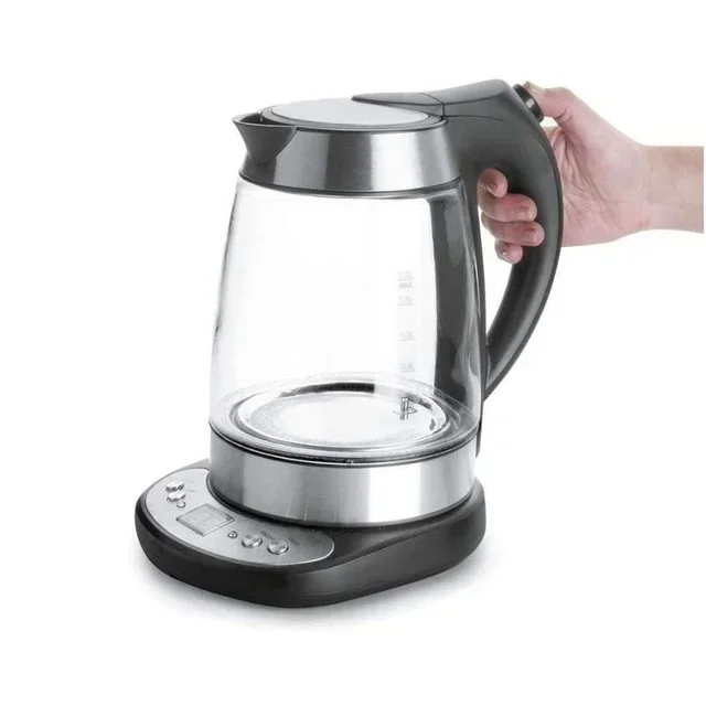 Electric Glass Kettle 1.7L Borosilicate Glass
