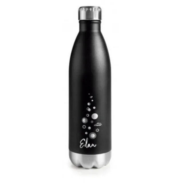 Black Insulated Water Bottle 750ml - Stainless Steel Bottle