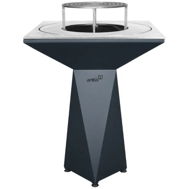 Brasero de Jardín G1 BASIC Ø74 cm - Estructura Acero Inoxidable Acabado Grafito