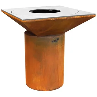 Brasero Extérieur G6 Corten Ø90 cm - Acier au Carbone Patiné