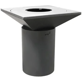 G6 Graphit Außenfeuerstelle Ø90 cm - Kohlenstoffstahl Konstruktion