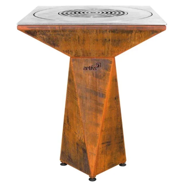 Brasero G1 BASIC Corten 74 cm - Aço Inoxidável