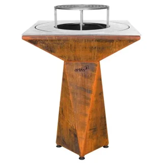 Brasero G1 BASIC Corten 74 cm - Aço Inoxidável