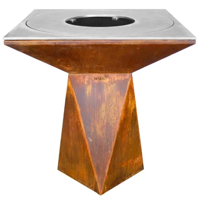 G1 Corten Feuerschale Ø90 cm - Edelstahl