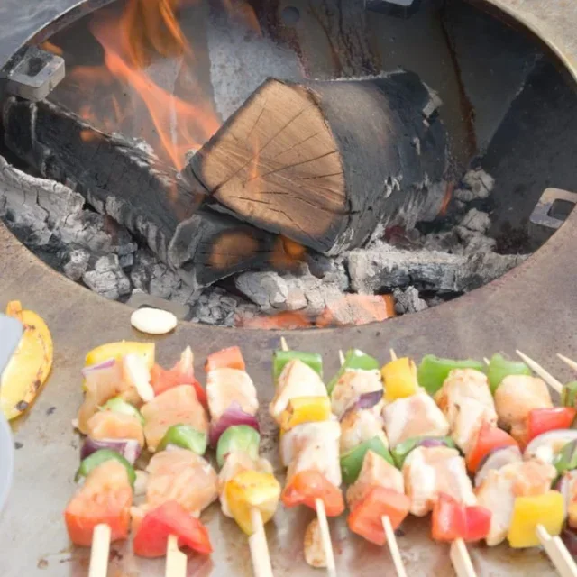 Brasero G1 Corten Ø90 cm - Acero Inoxidable