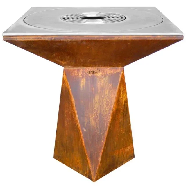 G1 Corten Feuerschale Ø90 cm - Edelstahl