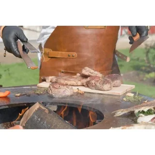 Brasero Exterior G1 Grafito Ø90 cm - Acero al Carbono de Alta Resistencia