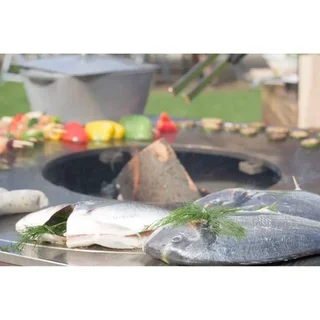 G2 Graphite Outdoor Fire Pit 90 cm - Stainless Steel