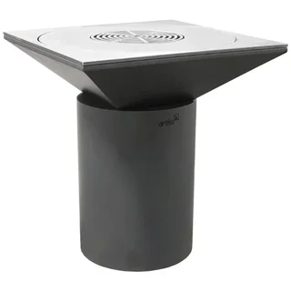 G6 Graphit-Feuerschale 90 cm - Edelstahl