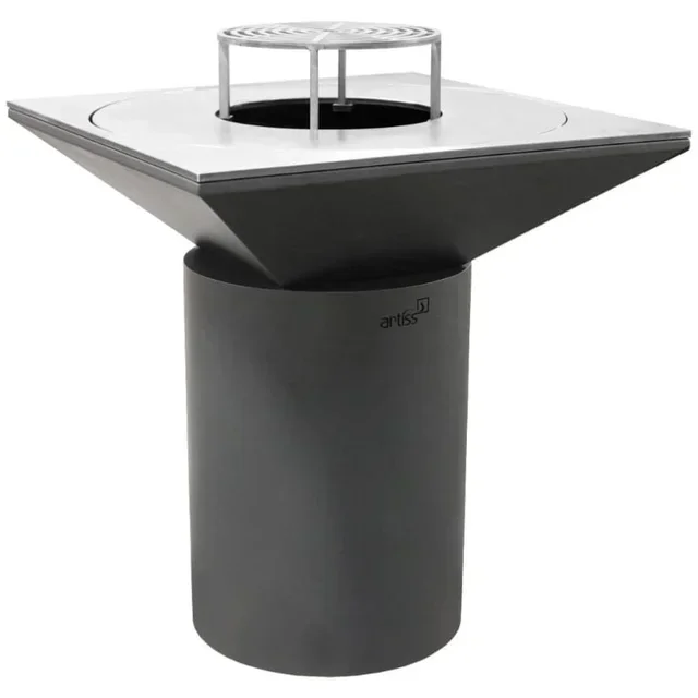 G6 Graphite Fire Pit 90 cm - Stainless Steel