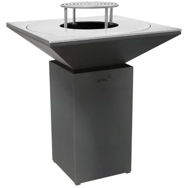 Braciere Esterno G7 Grafite Ø90 cm - Struttura in Acciaio Inossidabile