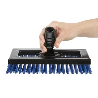 Blauer Besen-Bürste