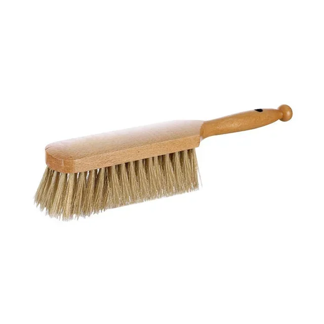 Brosse à Farine Artisanale Bois et Soie 32 cm - Style Hollandais