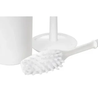 Brosse Toilettes avec Support - Design Blanc Épuré