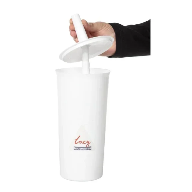 Brosse Toilettes avec Support - Design Blanc Épuré