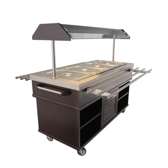 Professional Hot Buffet 4 GN 1/1 Gastronorm Pans
