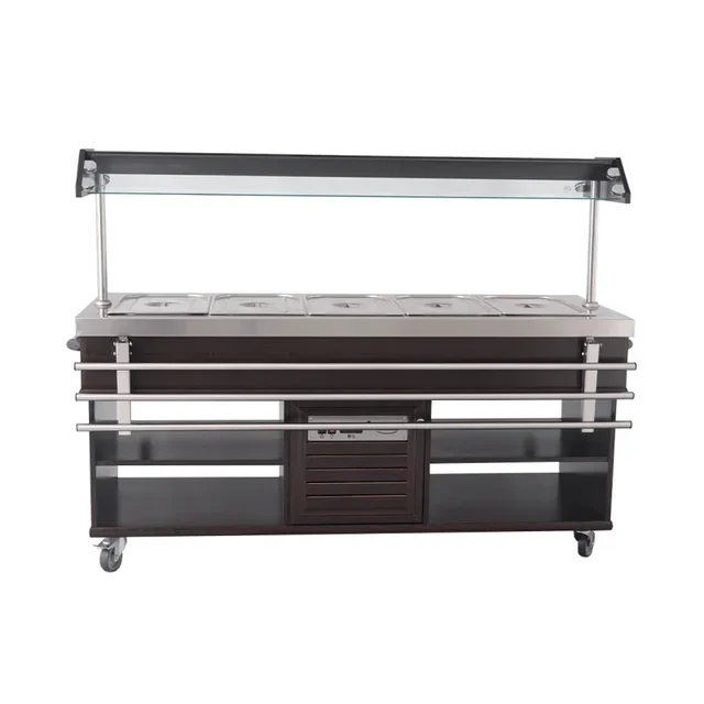 Buffet Refrigerado 5 Cubetas GN 1/1