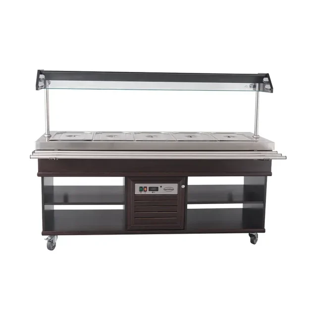 Buffet Refrigerado 5 Cubetas GN 1/1