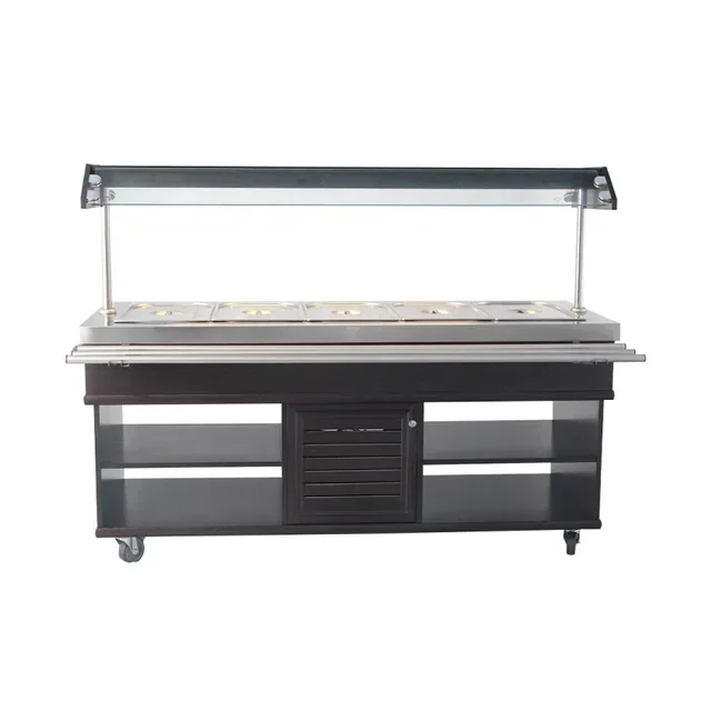 Buffet Refrigerado 5 Cubetas GN 1/1