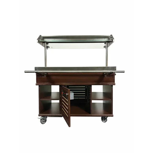 Buffet Refrigerato 3 Bacinelle GN 1/1 - Vetrina di Presentazione Fredda