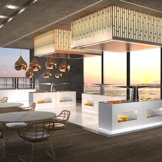 Buffet Réfrigéré Libre-Service - Côté Droit