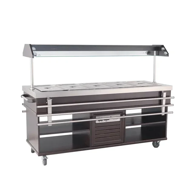 Professionelles Bain-Marie - 5 GN 1/1 Behälter