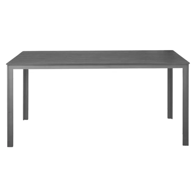 Valletta Slatted Bedside Table 156 cm - Grey Finish